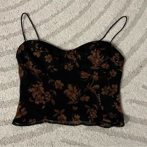 Floral tank top